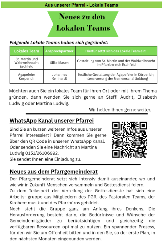 Flyer (c) eigene Bilder Flyer