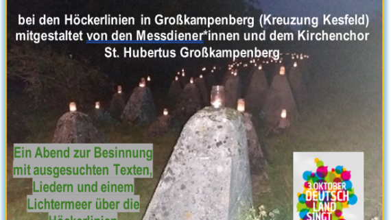 Friedensgebet und Gesang Großkampenberg