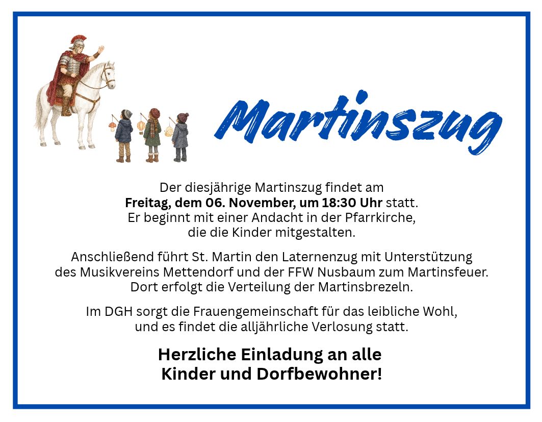 Martinsumzug Nusbaum