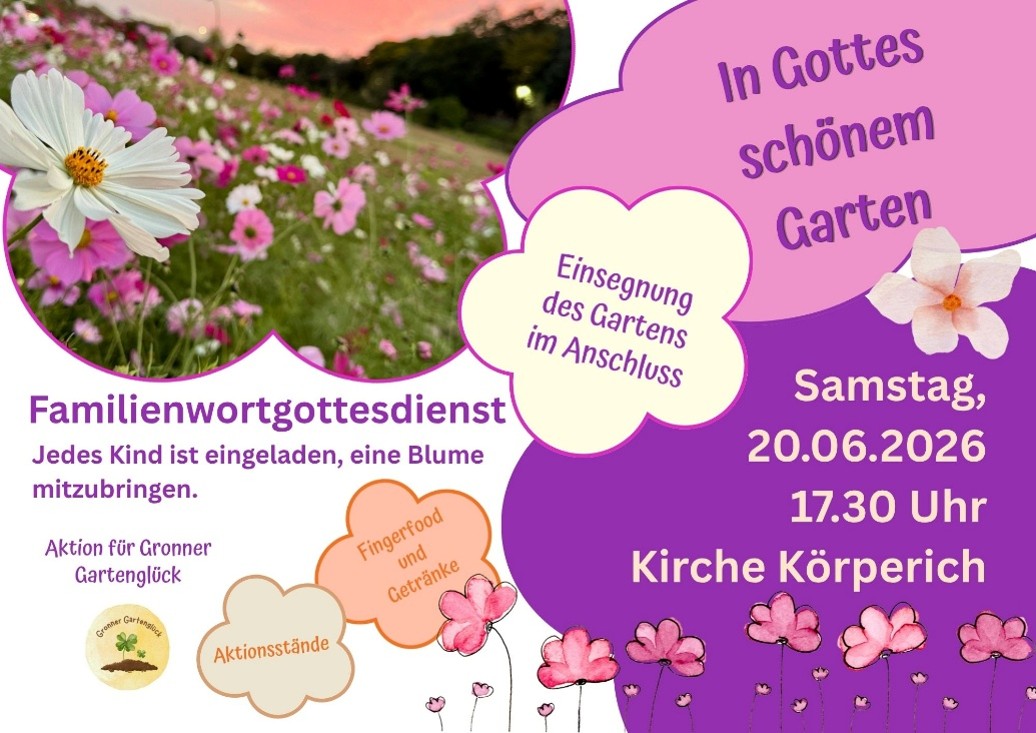 Flyer mit den Einzelheiten des Familiengottesdienstes in Körperich (c) ArzfeldNeuerburg Flyer mit den Einzelheiten des Familiengottesdienstes in Körperich