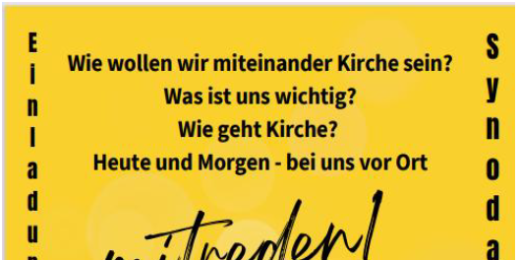 Flyer mit wichtigen Informationen zur ersten Sydonalversammlung